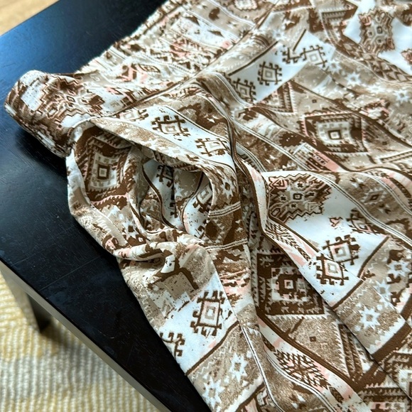 Boho Elastic Waist Flowy Wide Leg Palazzo Pants - Picture 3 of 9